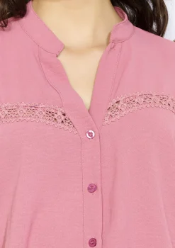 LolaLiza Blouse met haakdetails- Blouses En Hemden
