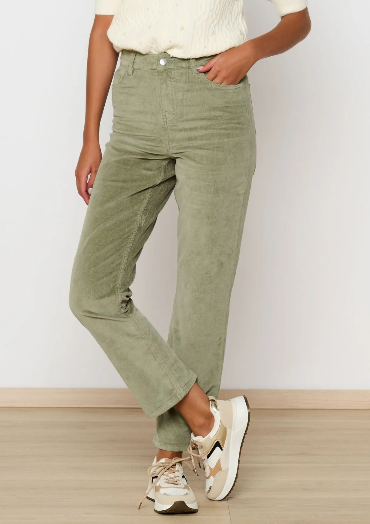 LolaLiza Corduroy broek- Broeken