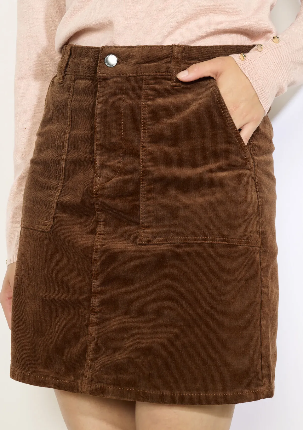 LolaLiza Corduroy minirok- Rokken
