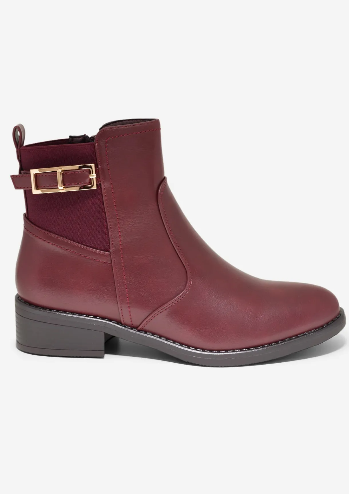 LolaLiza Enkellaarzen met gouden gesp- Schoenen