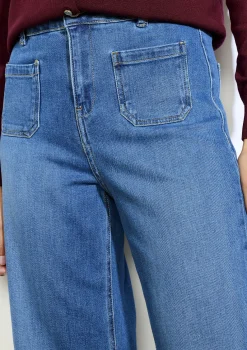 LolaLiza Flared jeans met hoge taille en zakken- Jeans