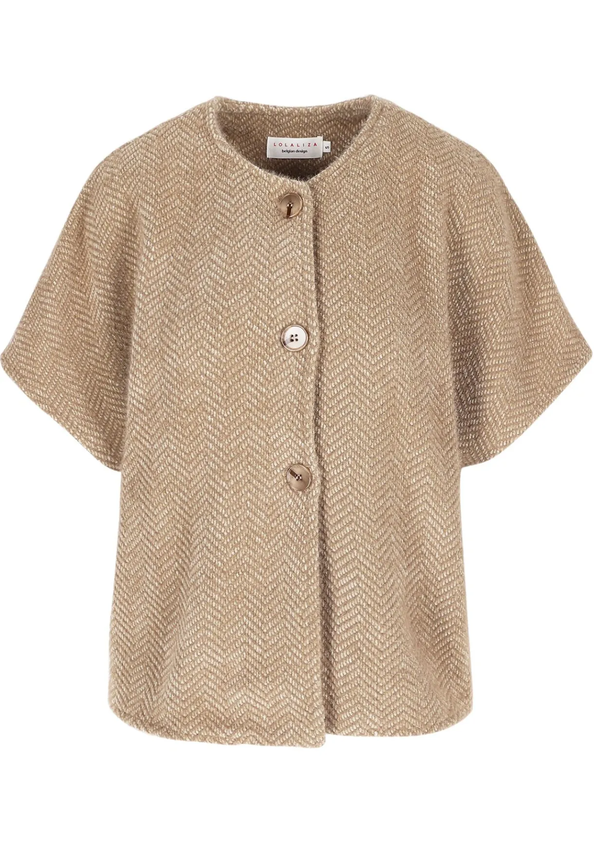 LolaLiza Gebreide vest met knopen- Truien En Cardigans