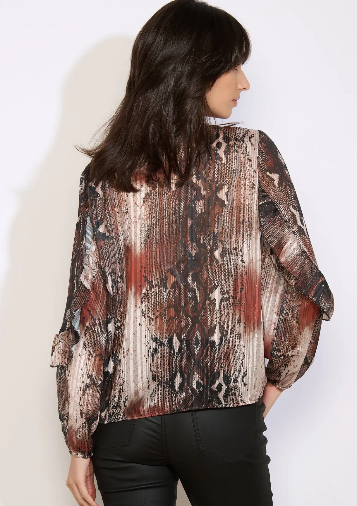 LolaLiza Gedrukte luchtige blouse- Blouses En Hemden