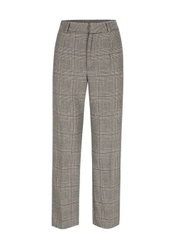LolaLiza Geruite rechte broek- Broeken