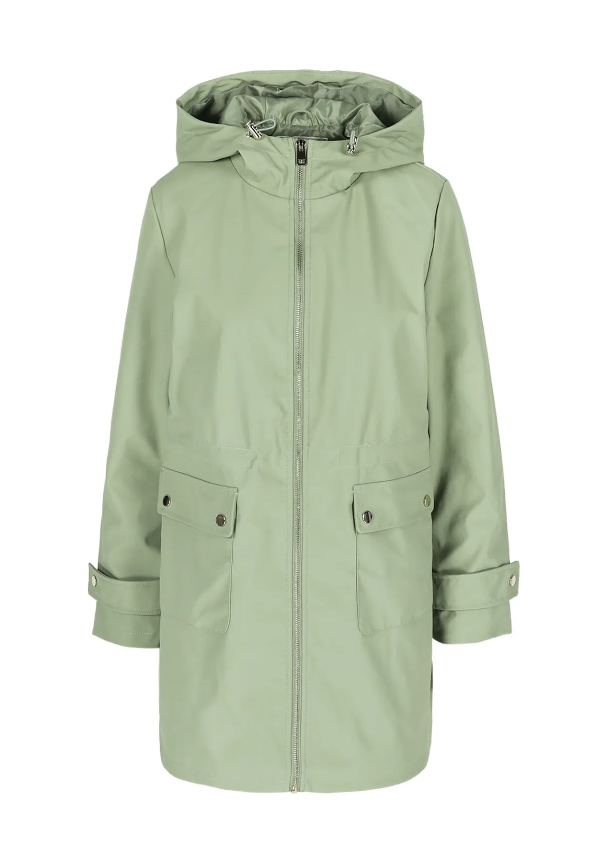 LolaLiza Lange gecoate parka- Mantels En Jassen
