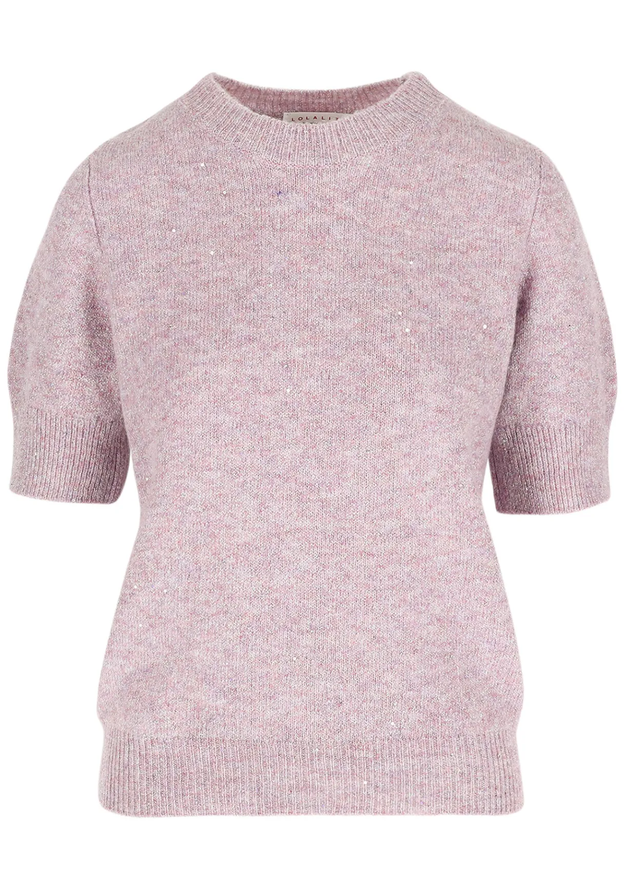 LolaLiza Lurex trui korte mouwen en pailletten- Truien En Cardigans
