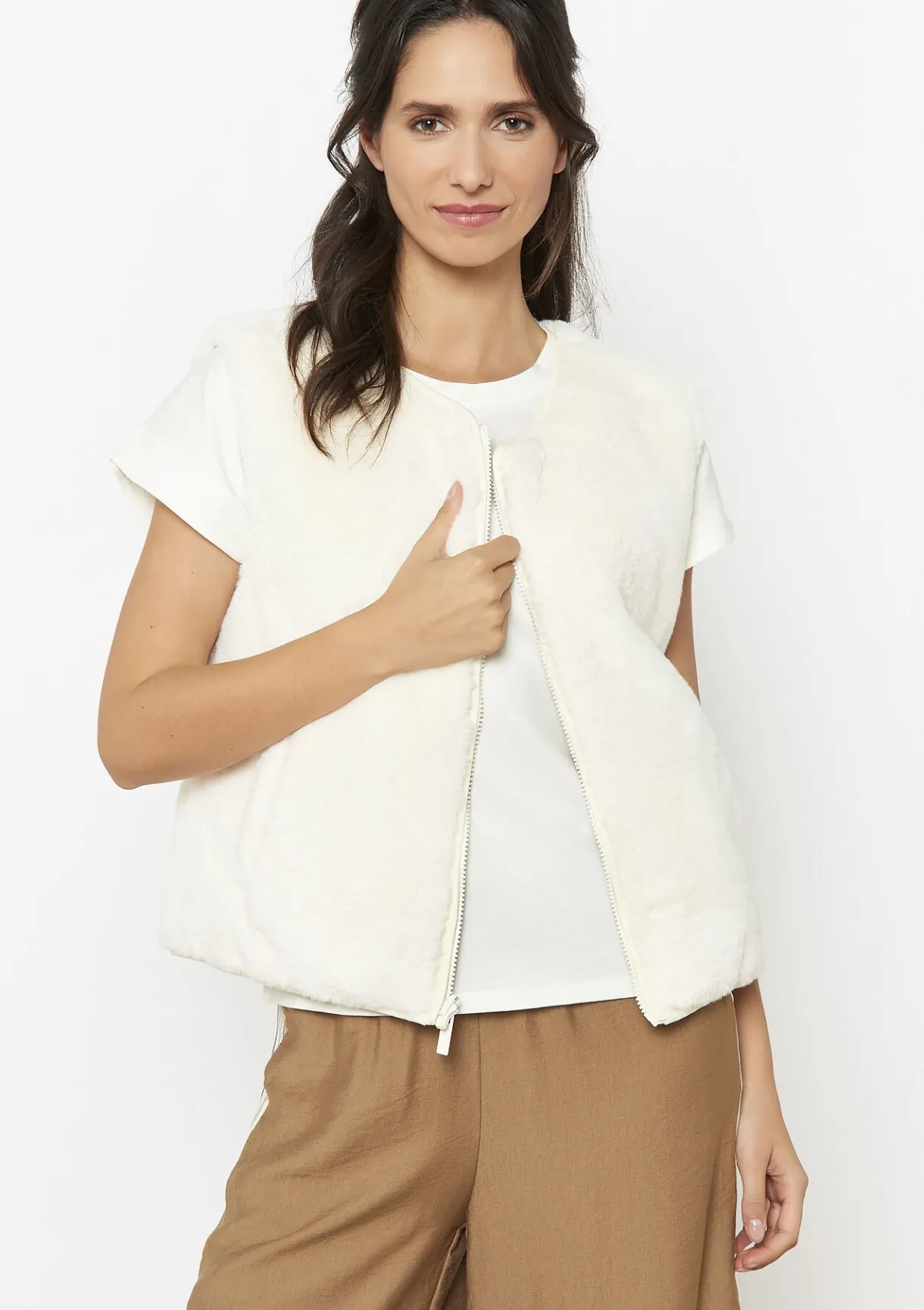 LolaLiza Omkeerbare mouwloze vest- Loungewear|Vesten En Blazers
