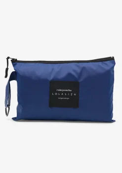 LolaLiza Regenponcho met capuchon en rits- Accessoires|Mantels En Jassen