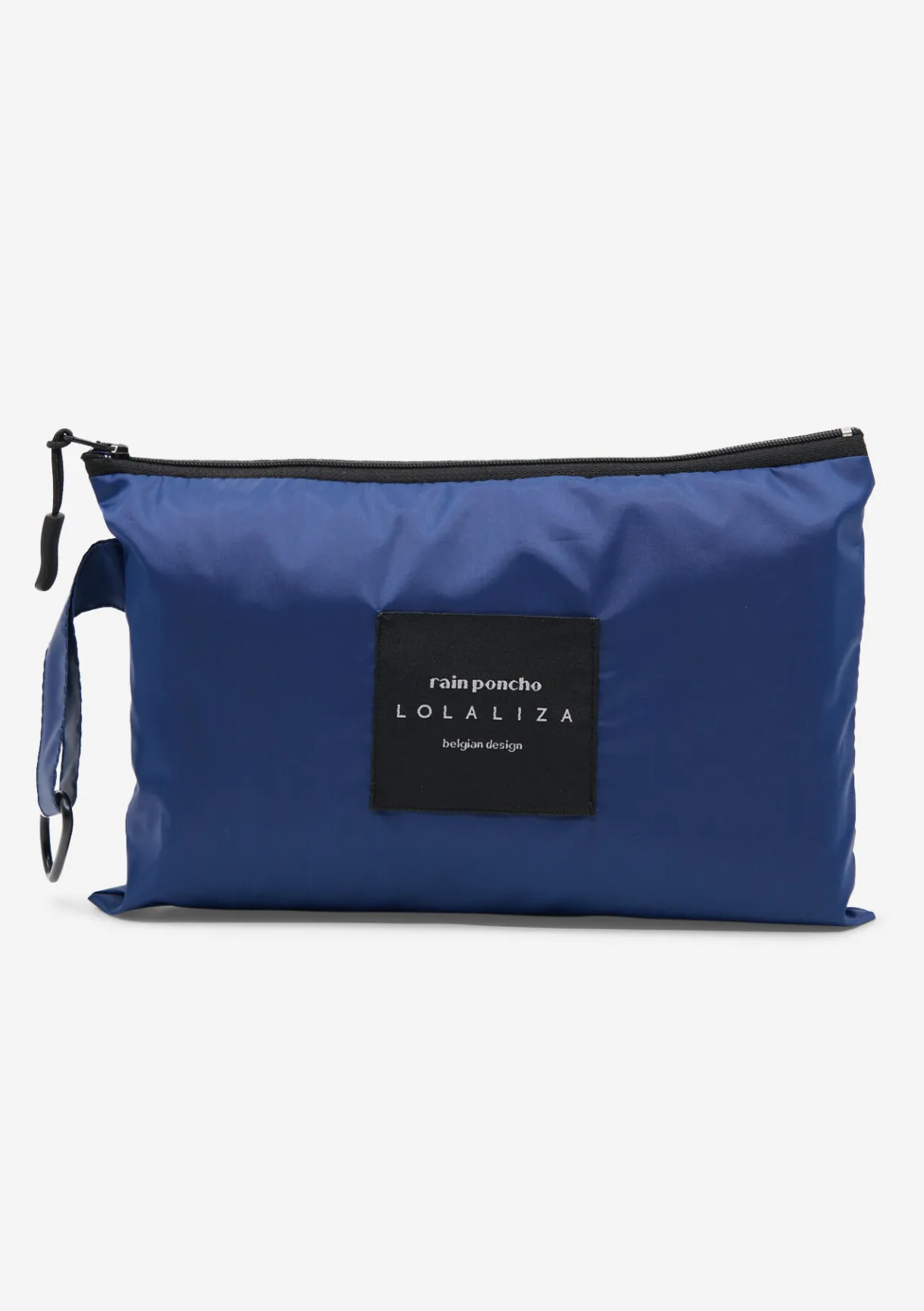 LolaLiza Regenponcho met capuchon en rits- Accessoires|Mantels En Jassen