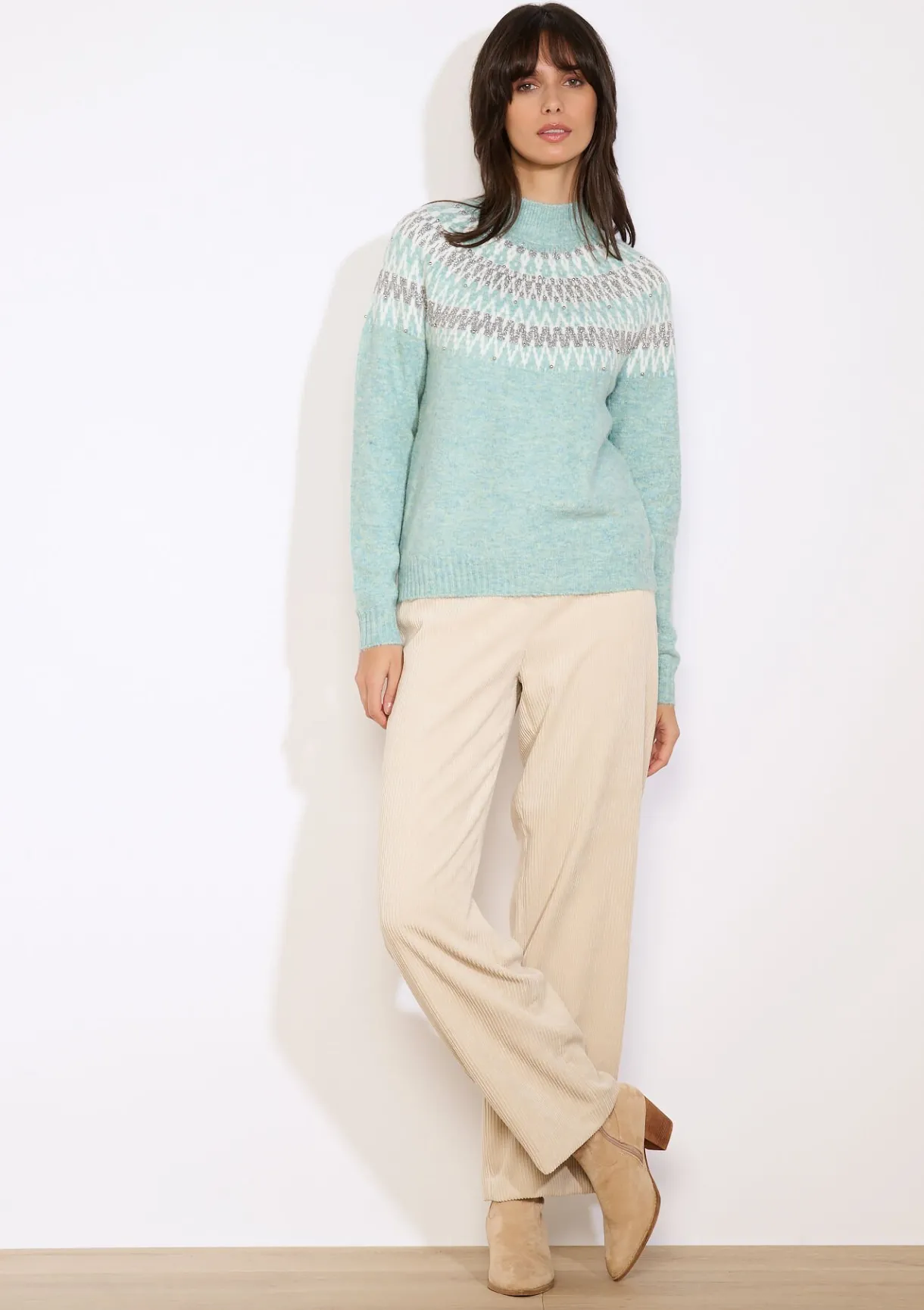LolaLiza Trui met parelaccent- Truien En Cardigans