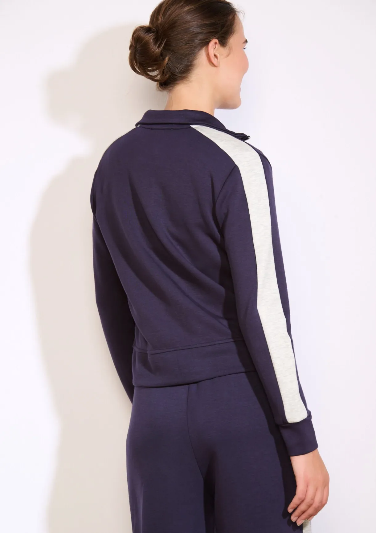 LolaLiza Vest met contrasterende strepen- Sweats|Loungewear