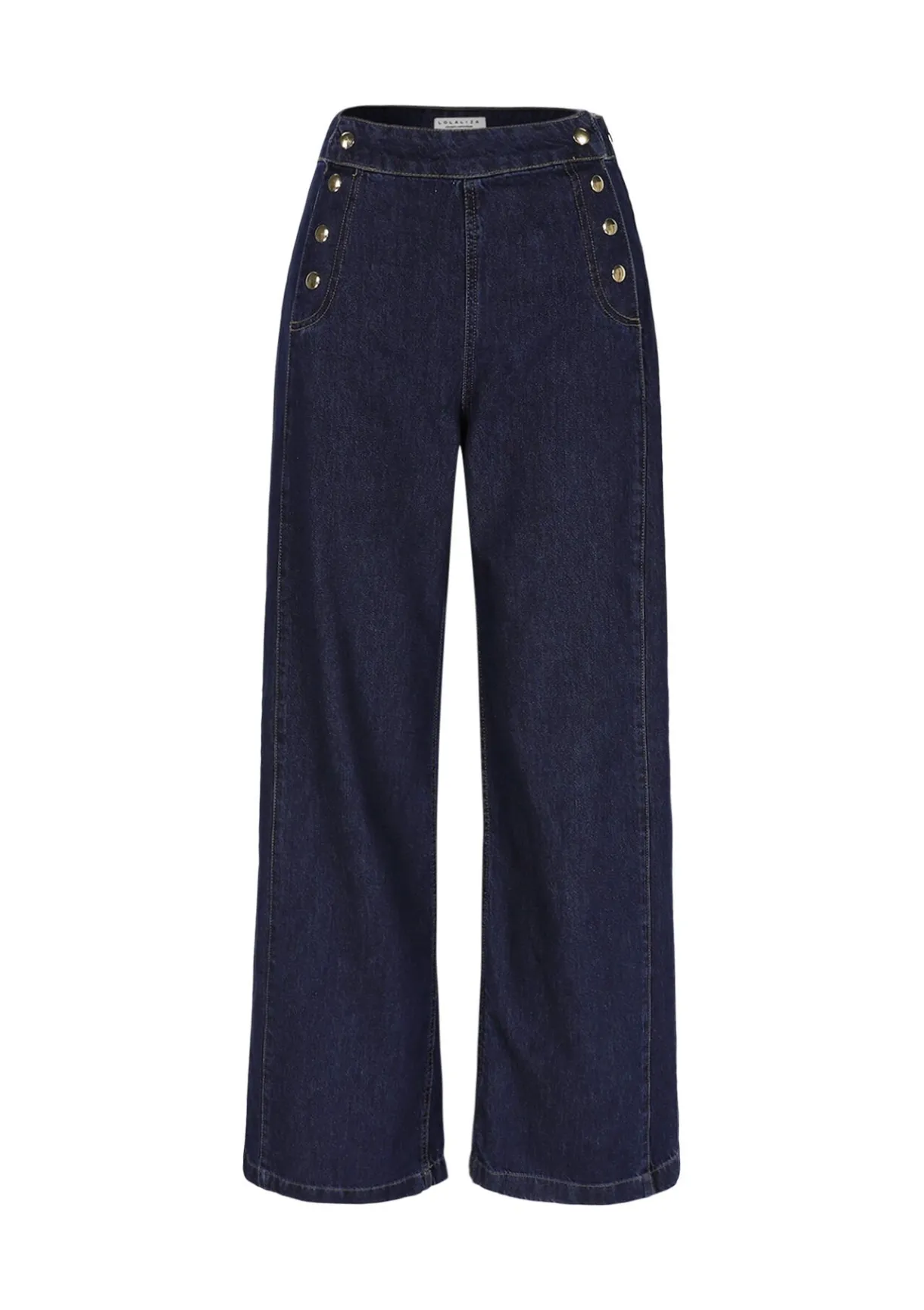 LolaLiza Wijde jeans met hoge taille- Jeans