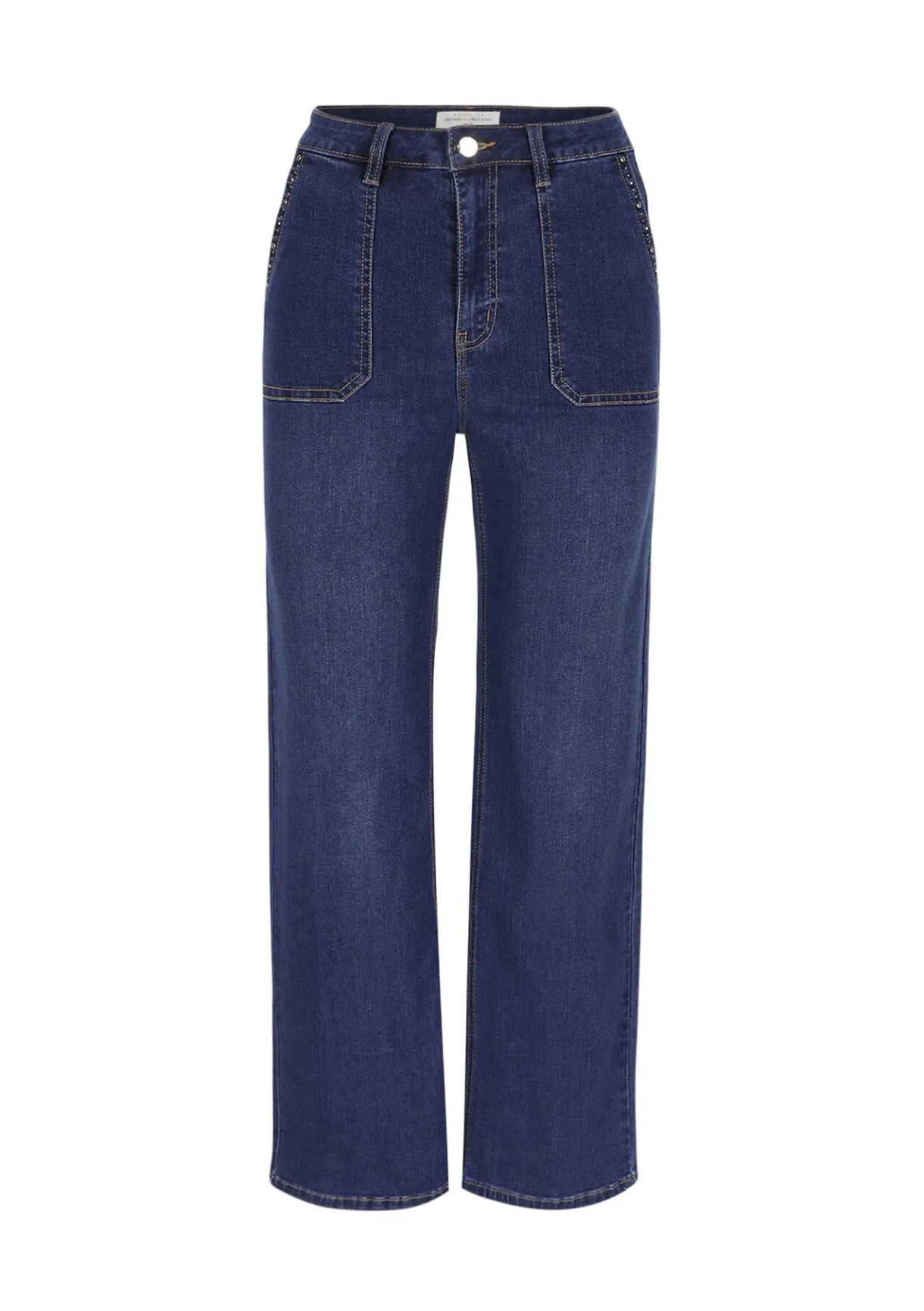 LolaLiza Wijde jeans met zakdetails- Jeans