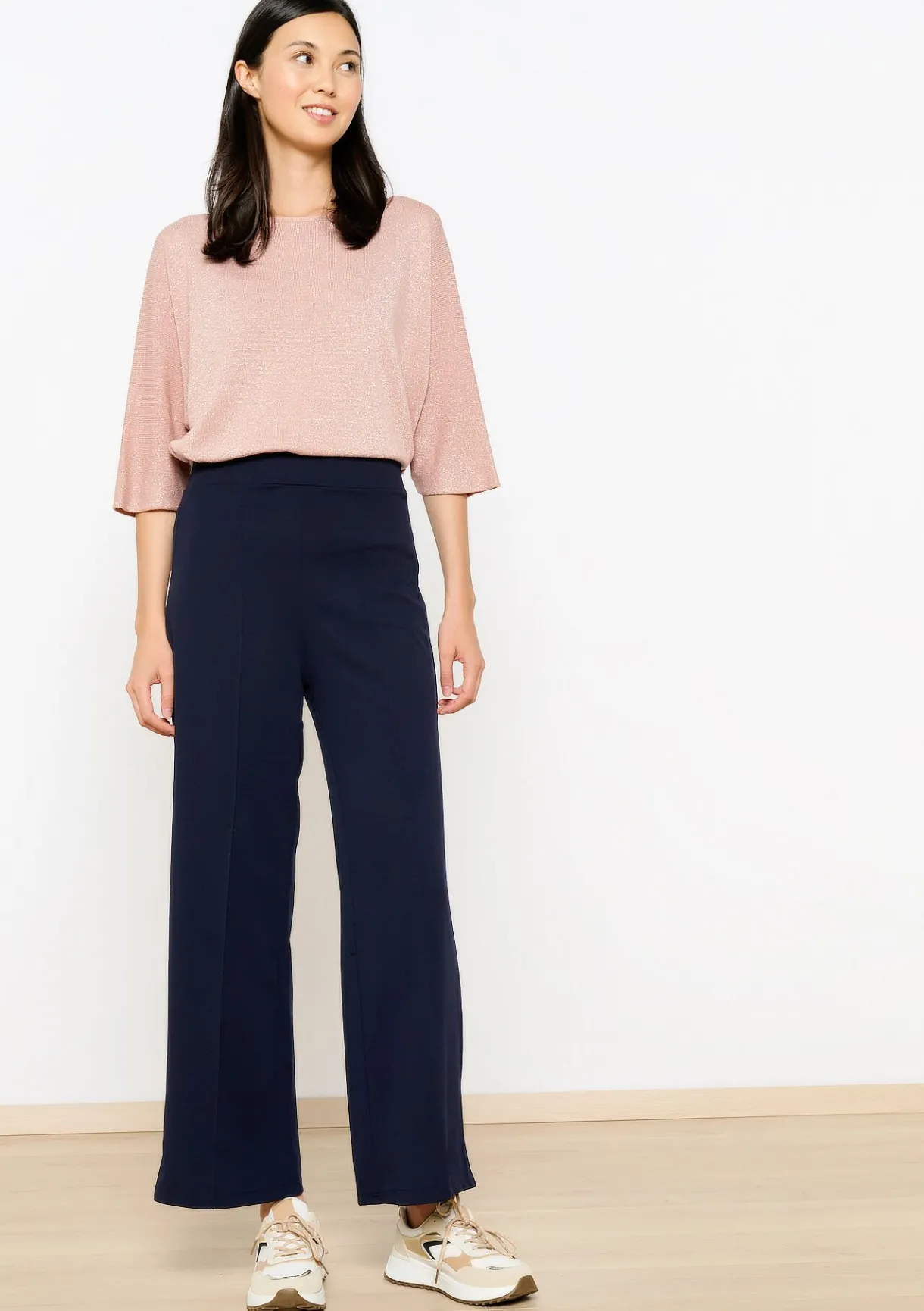 LolaLiza Wijde pantalon- Broeken