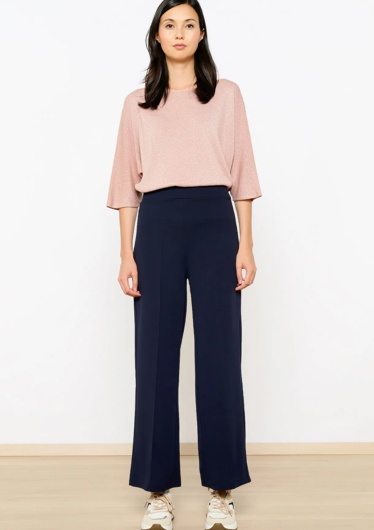 LolaLiza Wijde pantalon- Broeken
