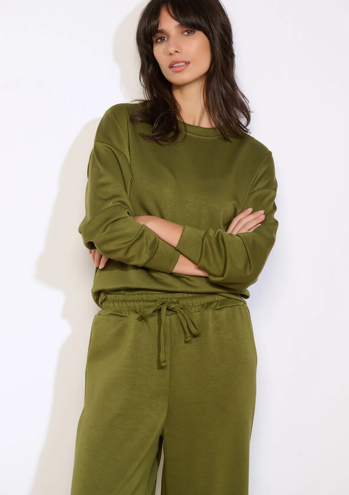 LolaLiza Zachte trui met lange mouwen- Sweats|Loungewear